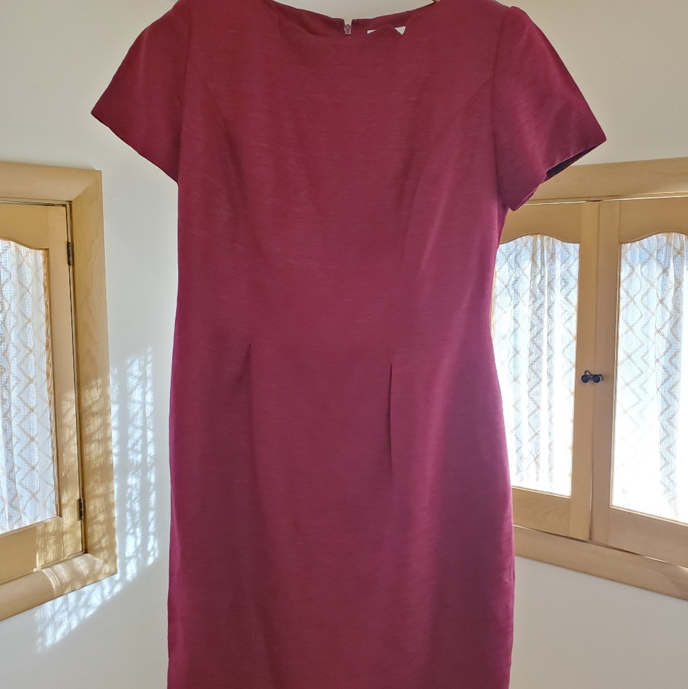 Adrianna Papell Silk Shantung Sheath Dress